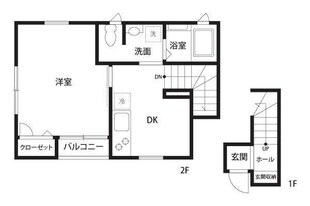 エスポワールメゾンの物件間取画像